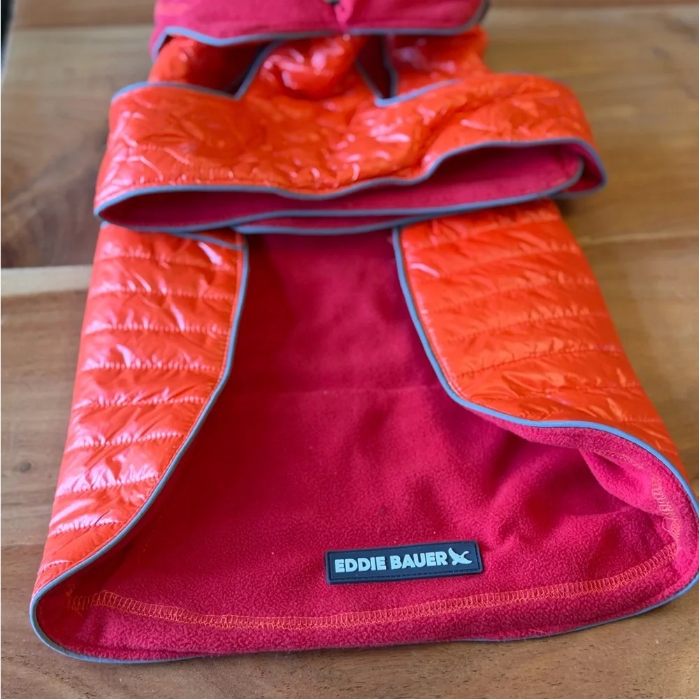 Eddie Bauer Reversible Quilted Dog Puffer‎ - Large, NWOT’s